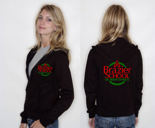 Brazier School Zip Hoodie (includes B/Badge)