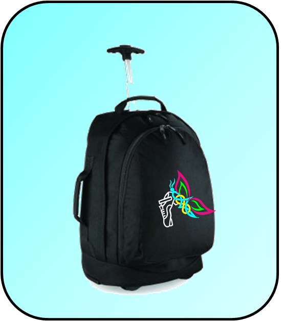 Butterfly Design Trolley Bag