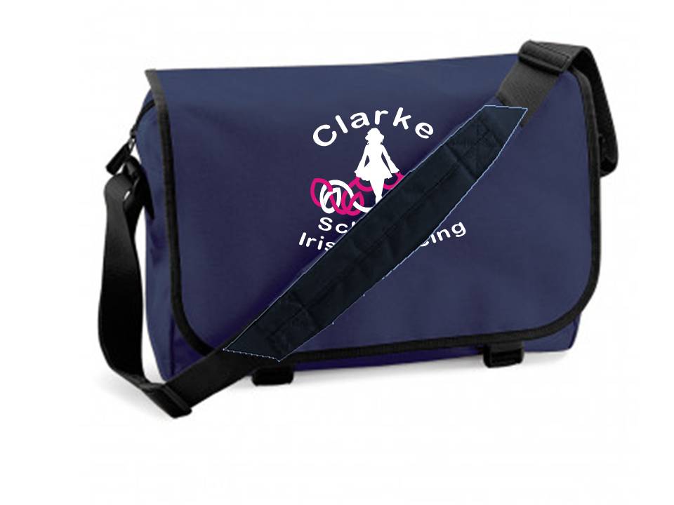 Charlene Clarke School Messenger Bag (navy)