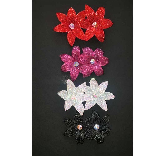 Double Flower hairclip