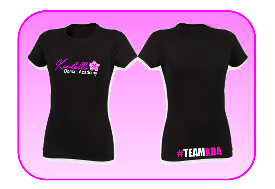 Kendell's Dance Academy T Shirt (Includes Back Badge)