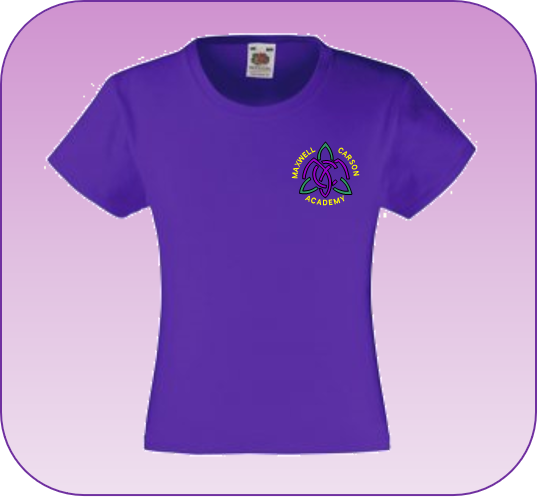 Maxwell Carson Academy Fitted Purple T Shirt