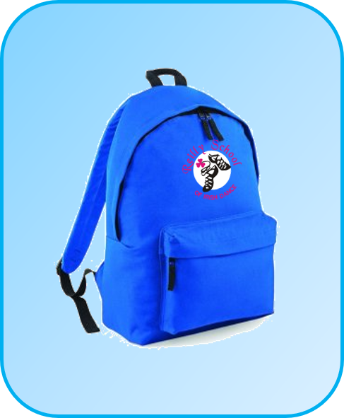 Eimear Reilly School Blue Back Pack
