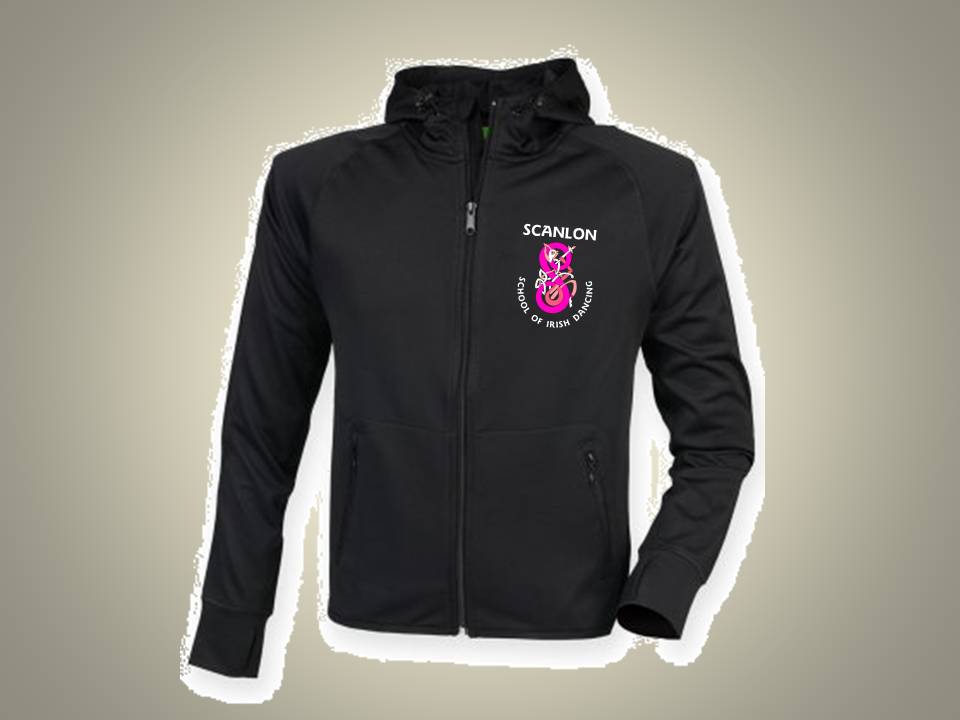 Scanlon school Ladies Light weight Fitted Hoodie (Includes B/Badge)