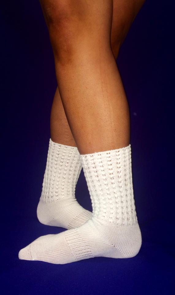 IRISH DANCE SOCKS ANKLE Length Arch Support Seamless Poodle Socks made in UK 